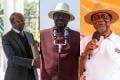 Collage photo of SK Macharia, late Raila Odinga and Oburu Oginga.